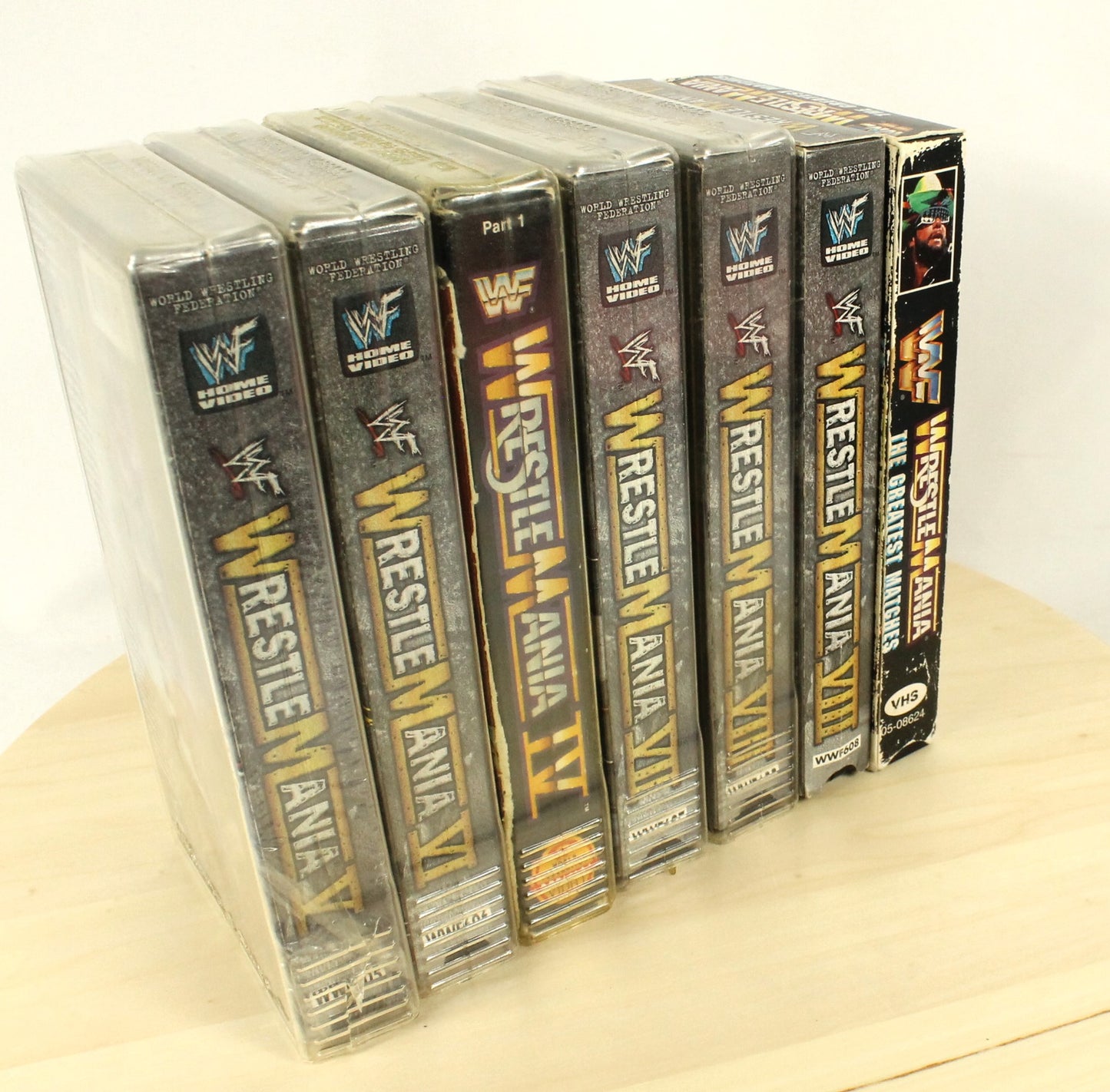 Vintage WWF/WWE WrestleMania VHS Lot – WrestleMania X to XXI + Best of Collection