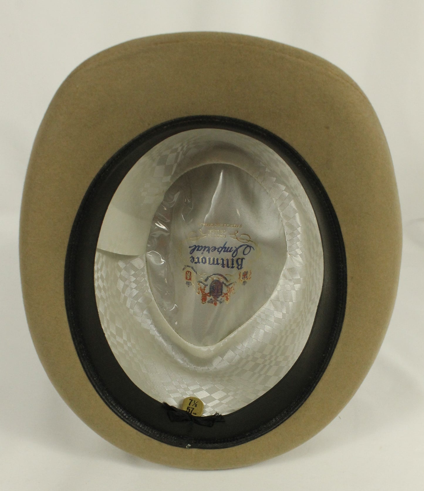 Stylish Biltmore Imperial "Tyrolean" Style Felt Hat with Feather Accent - Size 7 3/8