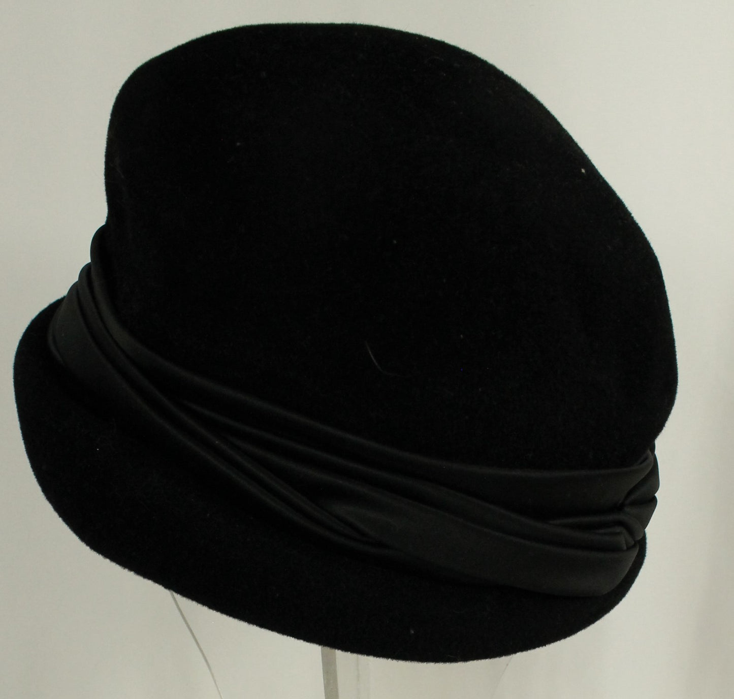 Collection of Classic Black Women's Headwear (5 Hats) - Velvet, Fascinator & Cloche