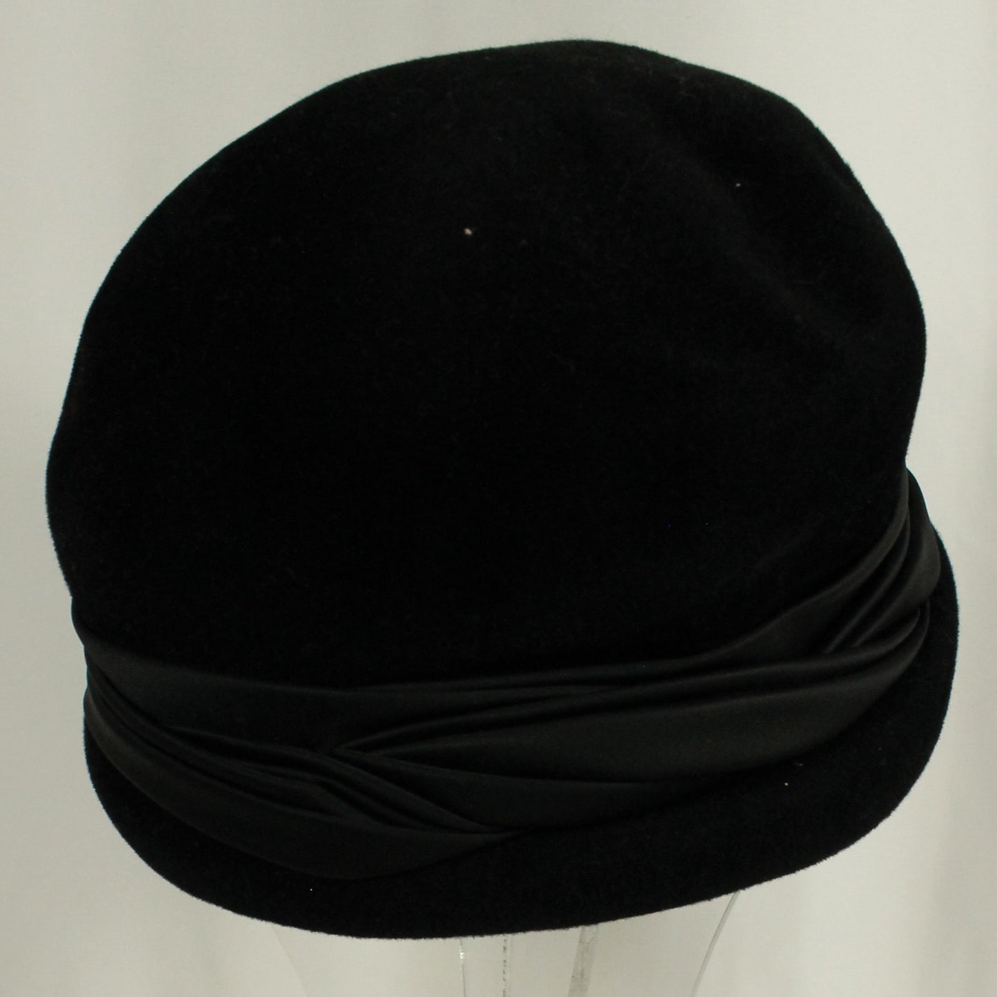 Collection of Classic Black Women's Headwear (5 Hats) - Velvet, Fascinator & Cloche