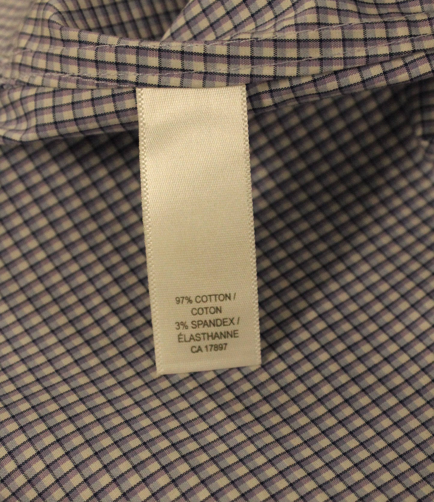 Banana Republic Blue Square Short Sleeve Button-Down Men's Large