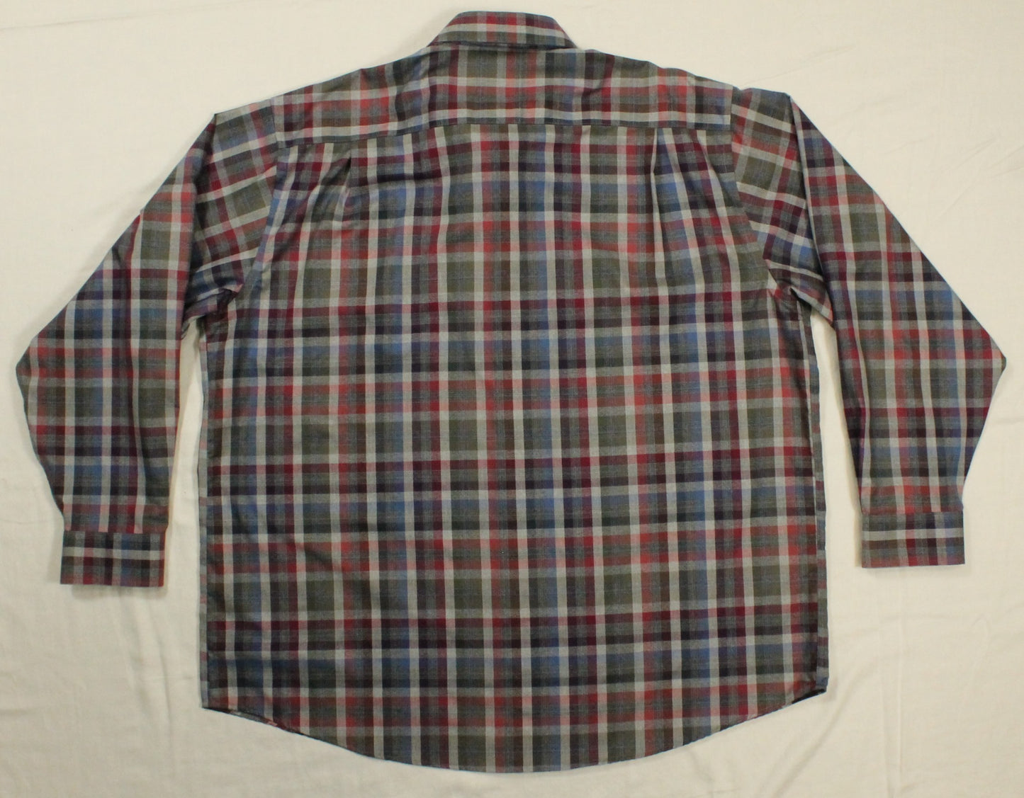 Daniel Hechter Tartan/Plaid Button-Down Shirt Men's 2X