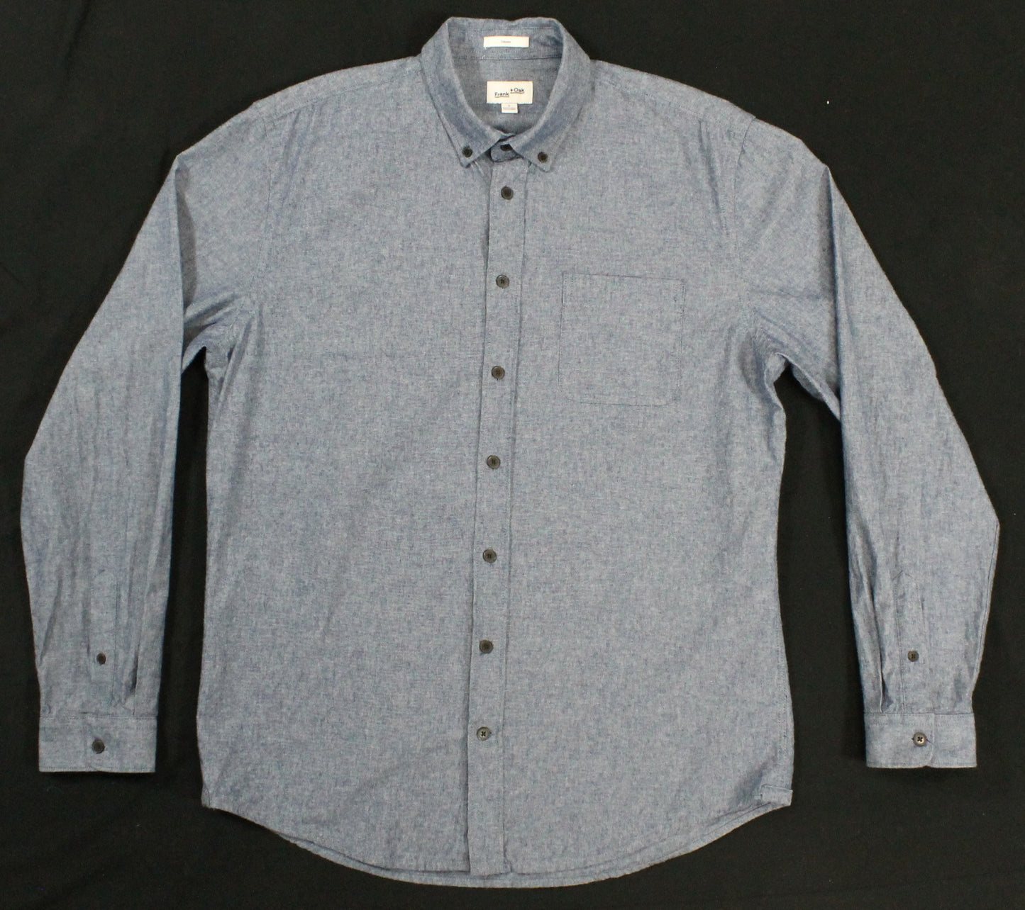 Frank and Oak Chambray Button-down Men's Large