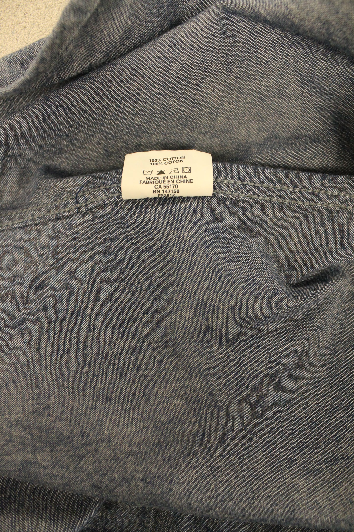 Frank and Oak Chambray Button-down Men's Large
