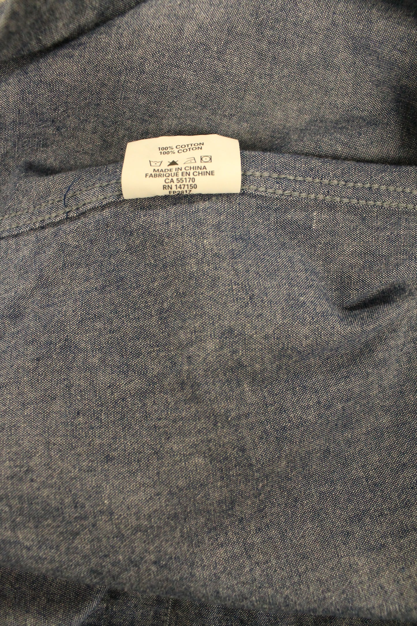Frank and Oak Chambray Button-down Men's Large