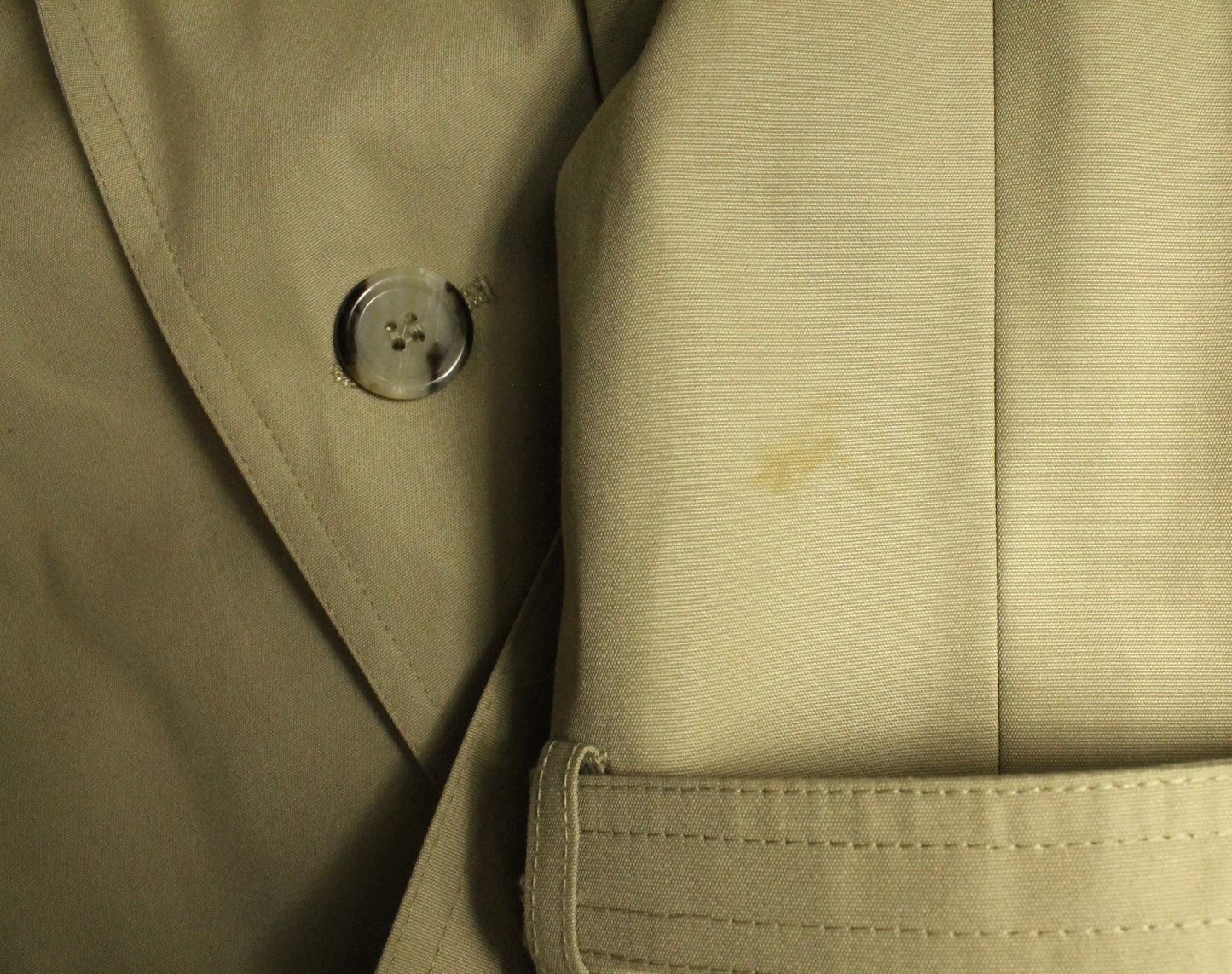 Vintage Men's London Fog Maincoats Trench Size 48 Tall