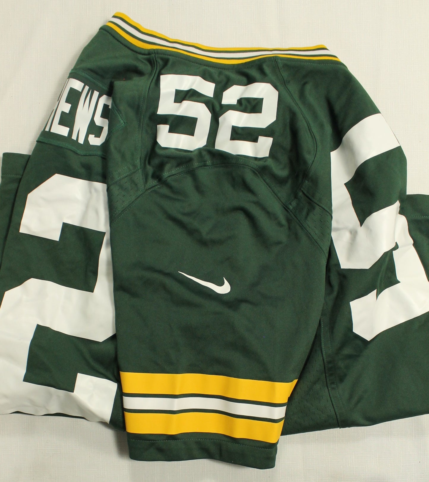 Nike Green Bay Packers Matthews Jersey Men's Size Large