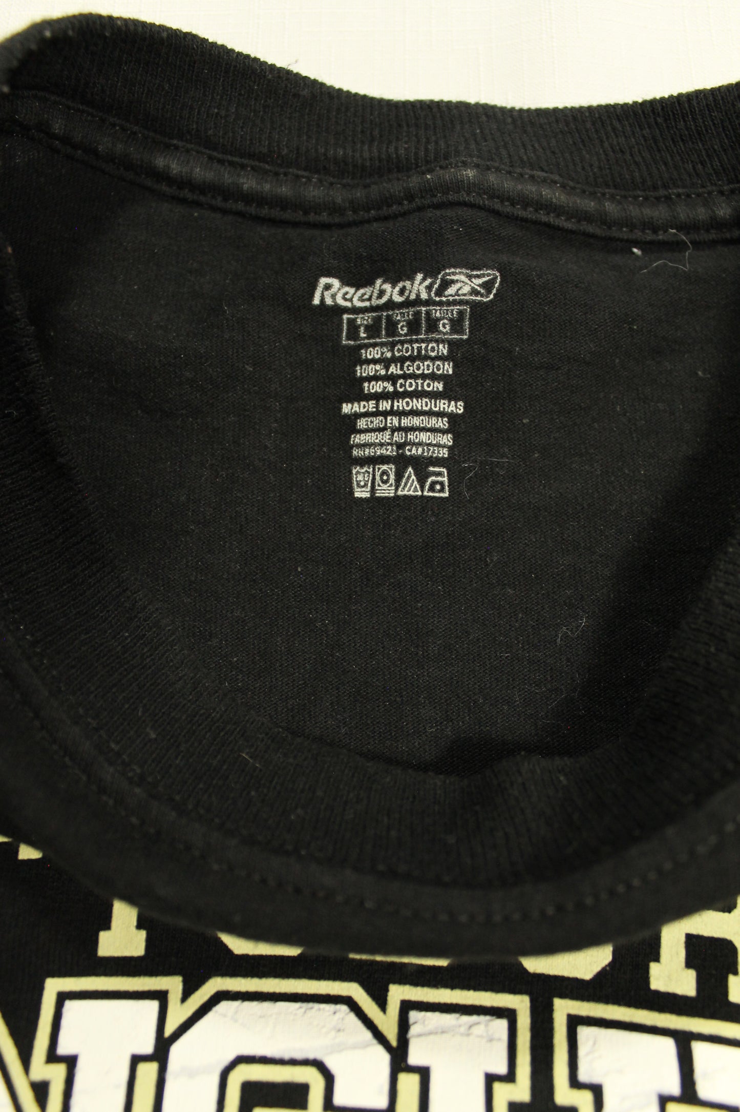 Reebok Pittsburgh Penguins Long Sleeve Shirt Men's Large