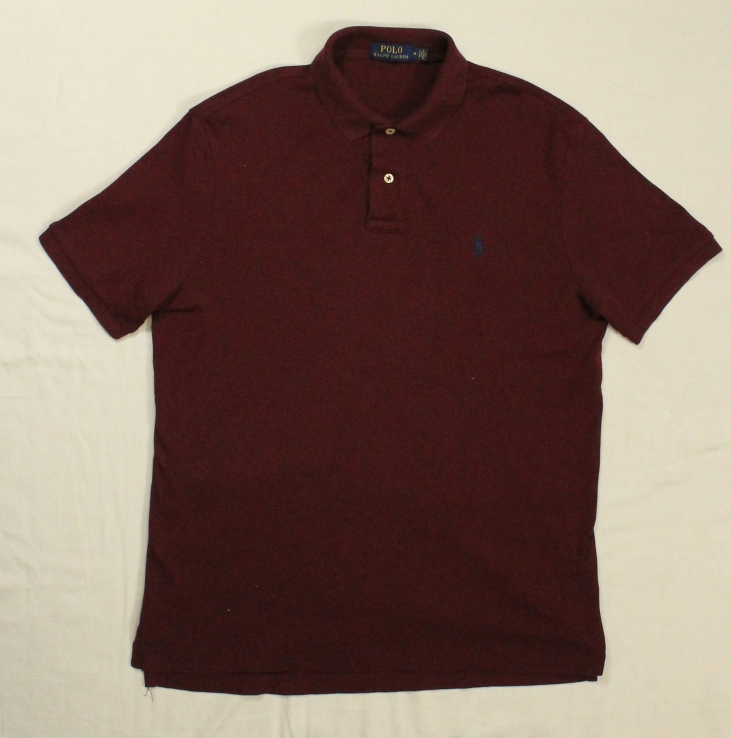 Polo By Ralph Lauren Burgundy Polo Size Medium