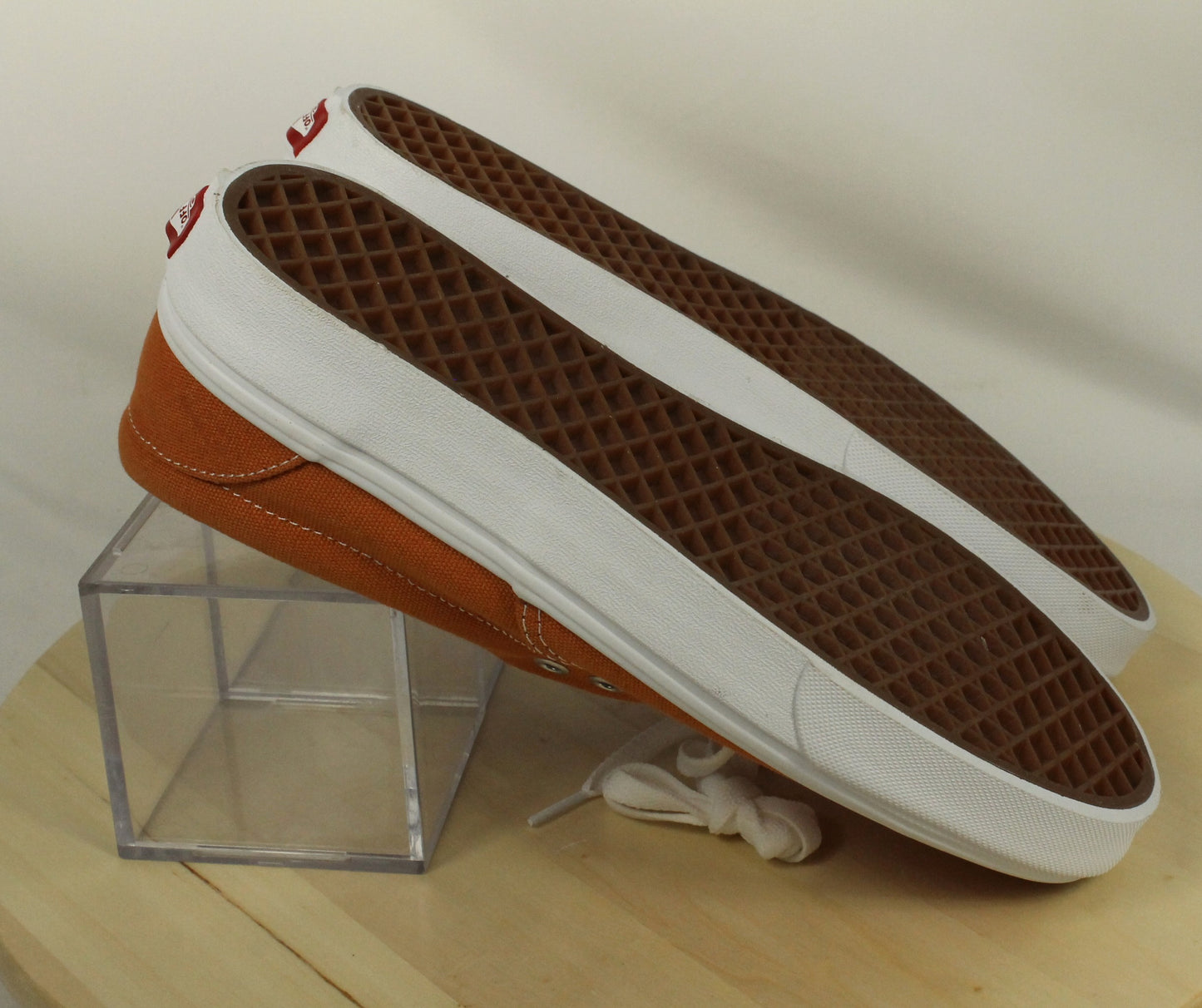 Vans Orange Skate Shoes