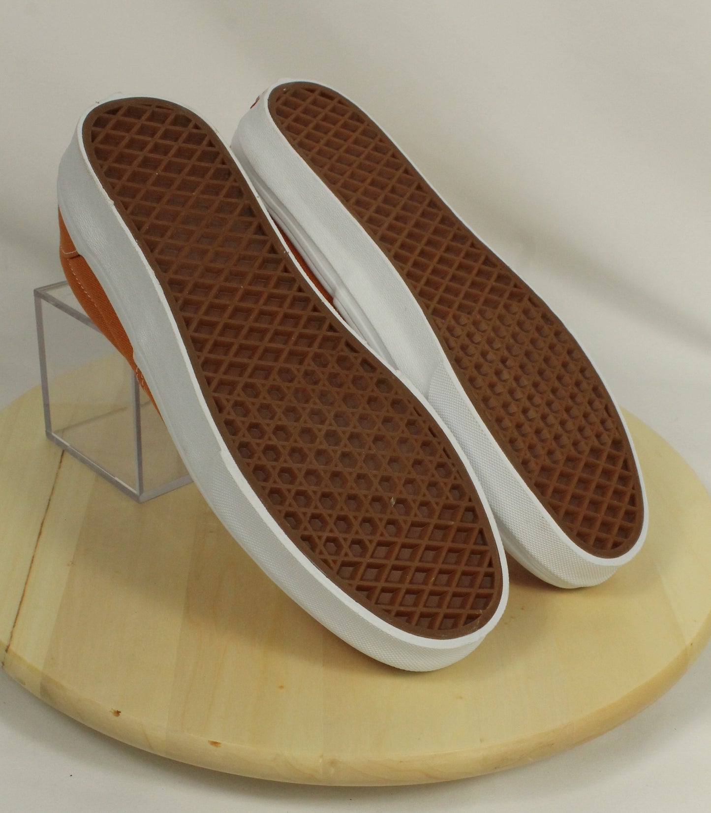 Vans Orange Skate Shoes