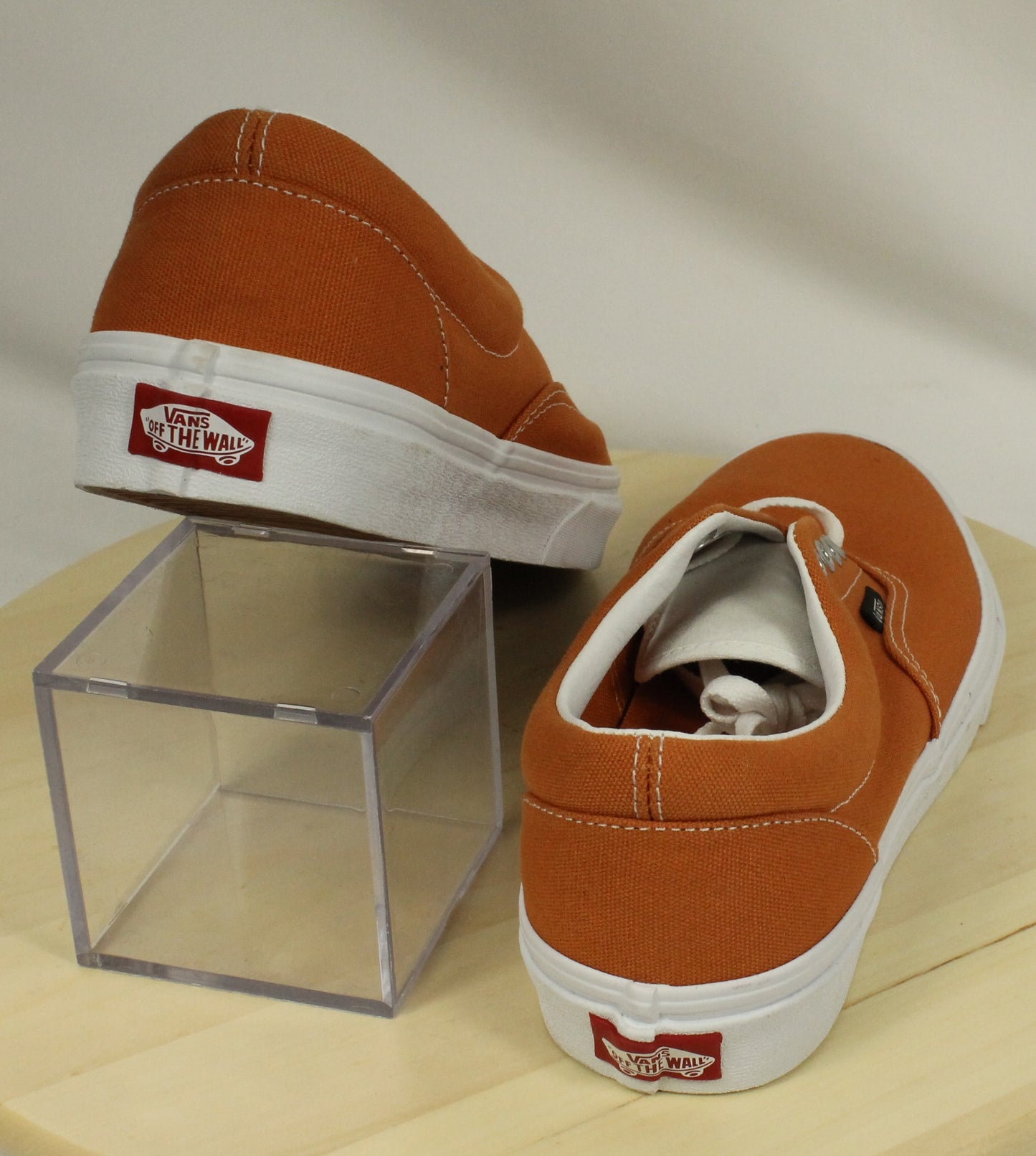 Vans Orange Skate Shoes