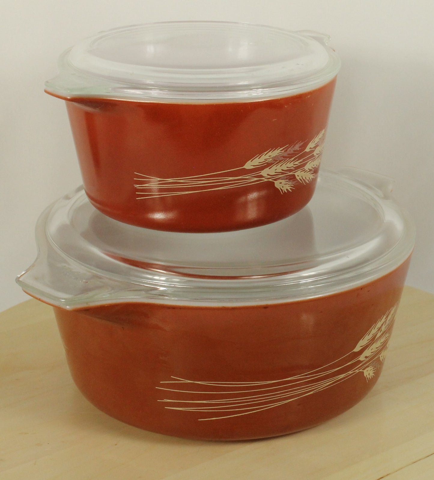 Pyrex Autumn Harvest Casserole Dishes Set of Two