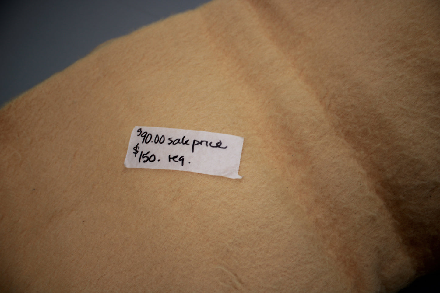 Early's of Witney 4-Point Wool Blanket in Goldenrod