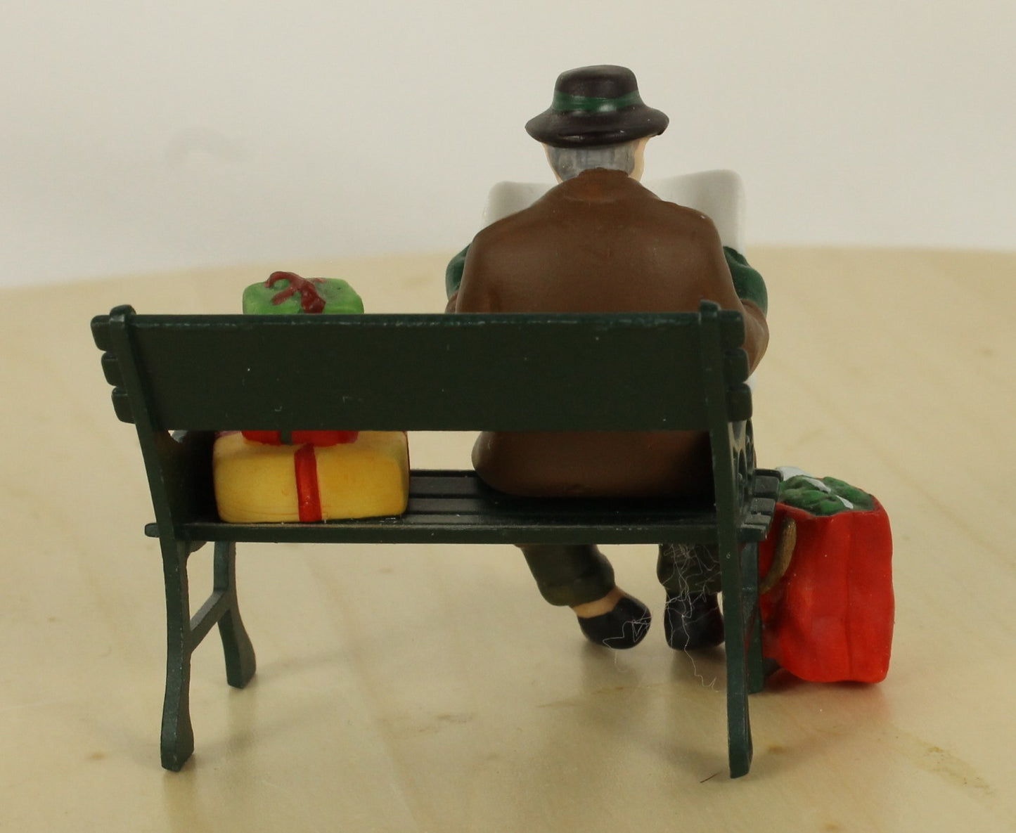 Old Man Reading the Times Dept.56 Figurine
