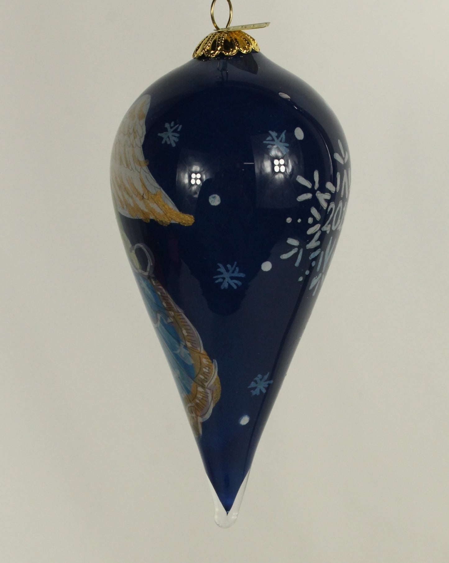 Le Bien Glass Angel Tear Drop Ornament