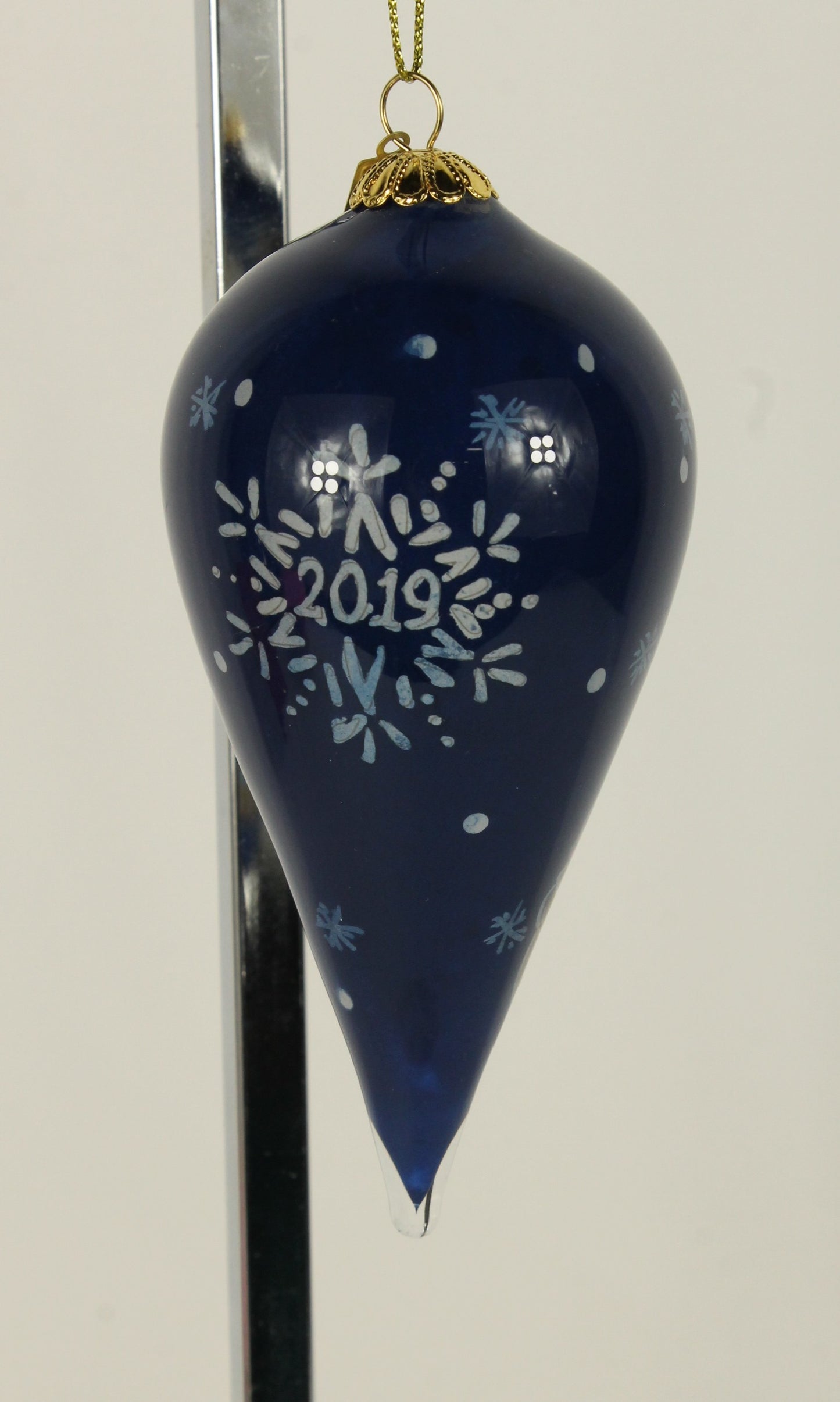 Le Bien Glass Angel Tear Drop Ornament