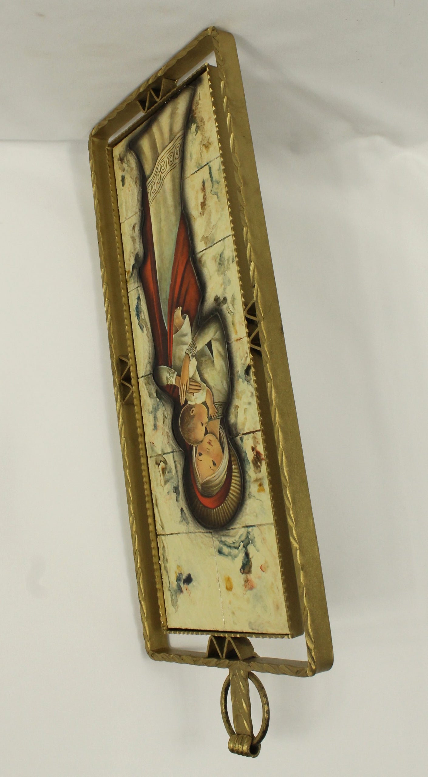 Tile Picture "Angel & Infant" Made in Spain
