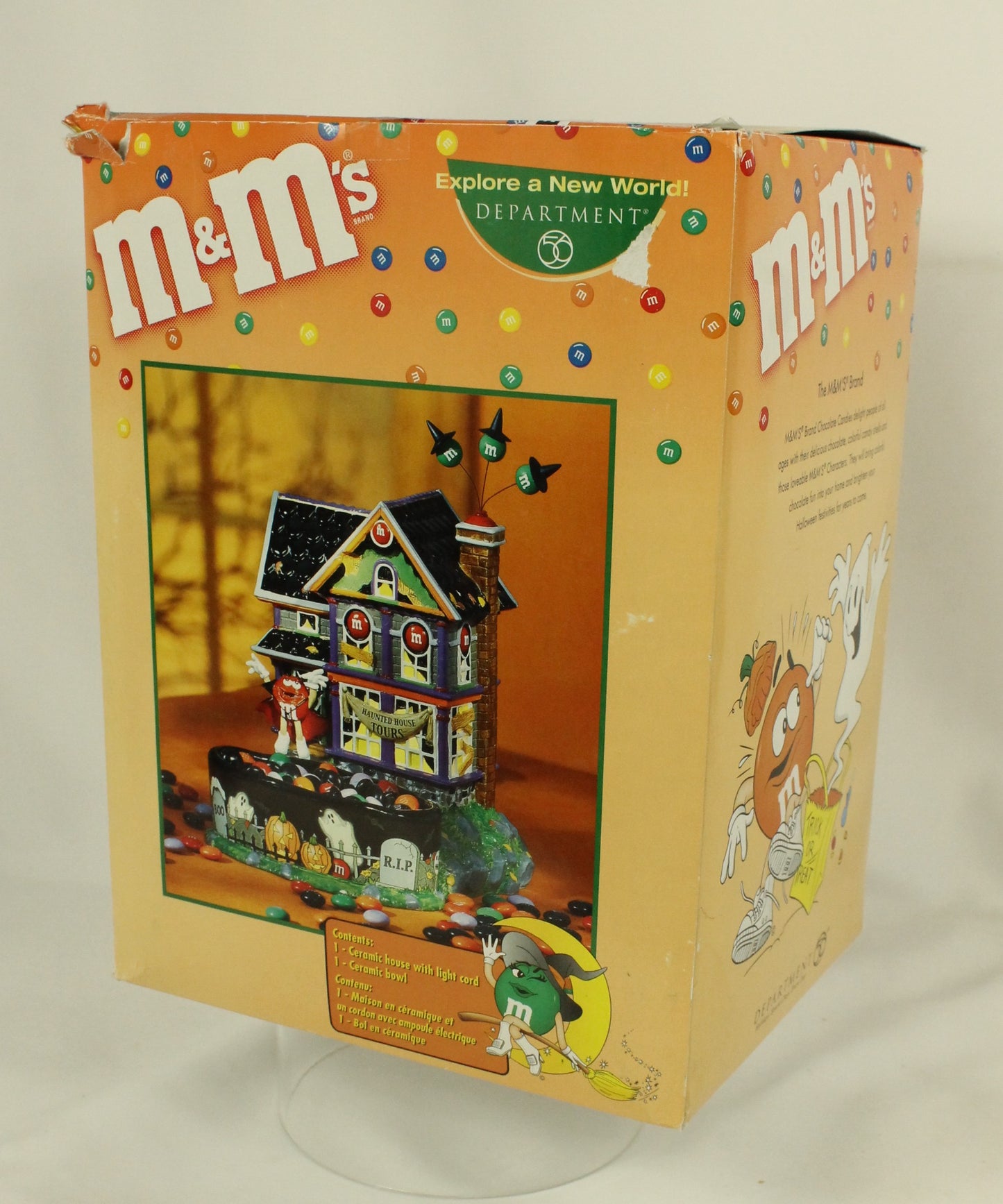 Dept 56 Halloween Village M&M "Haunted House" Candy Dish