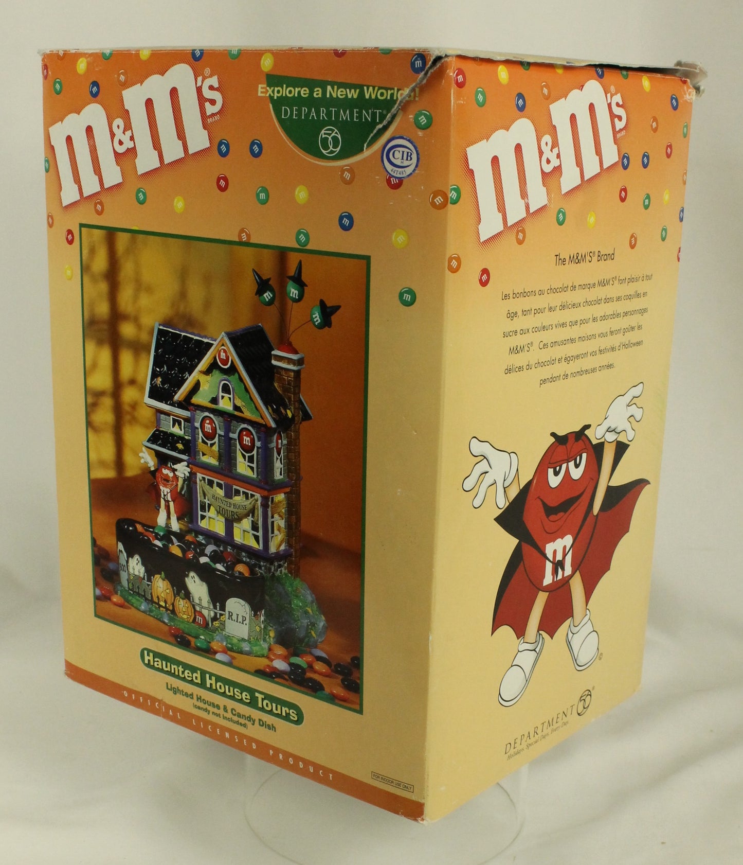 Dept 56 Halloween Village M&M "Haunted House" Candy Dish