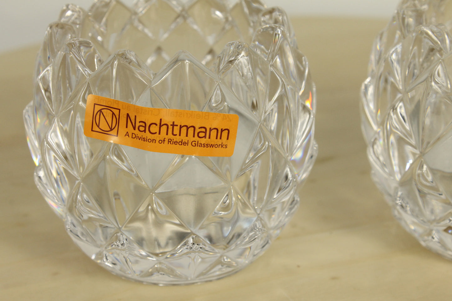 Nachtmann Votive Holders Set of Two