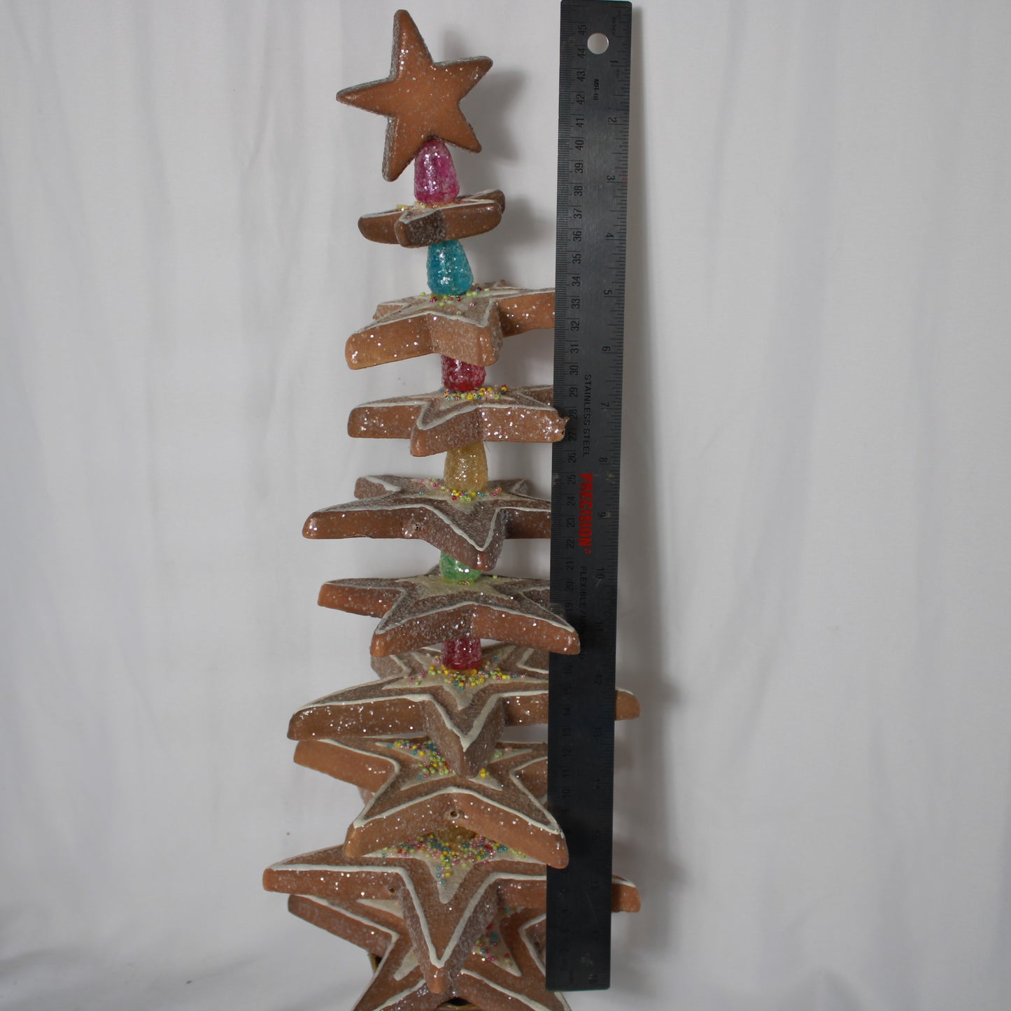 Faux Gingerbread Centerpiece 18 Inch