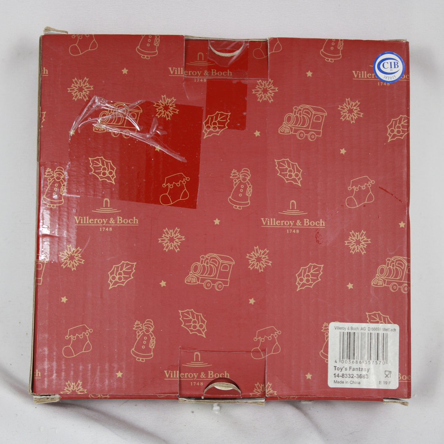 Villeroy & Boch Toy's Fantasy Christmas Violin Plate with Original Box