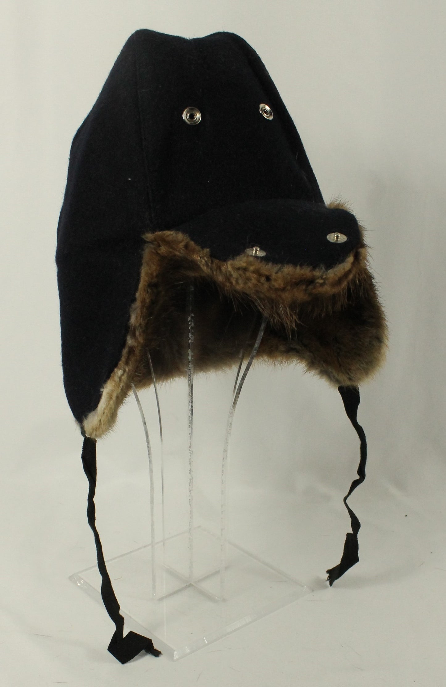 Lot of Three Men's Fur Hats including Winter Trapper Style