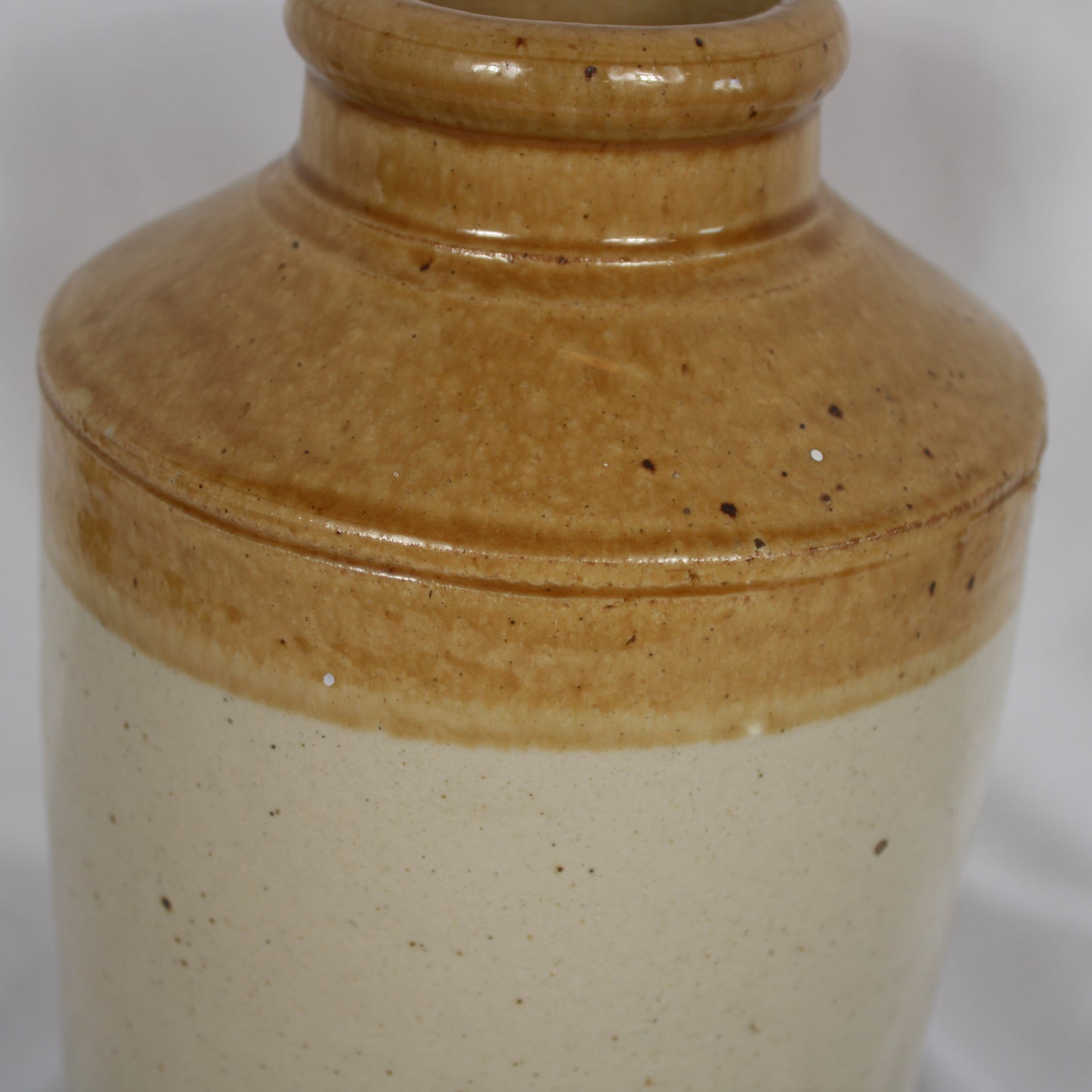 Antique Two-Tone Glazed Stoneware Bottle #2– Possible George Skey Wilnecote
