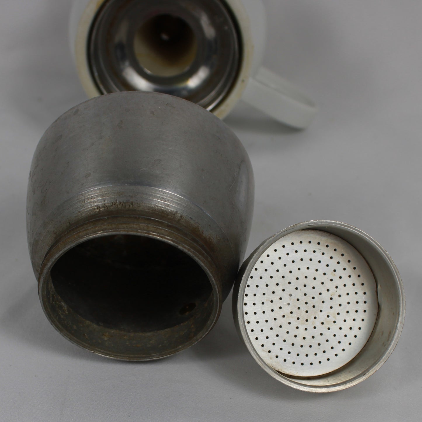 Italian Ceramic "Pausa Caffè" Stovetop Espresso Maker & Moka Pot