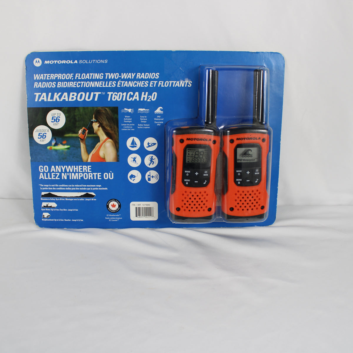 Motorola Talkabout T601CA H2O Waterproof Floating Two-Way Radios (2-Pack)