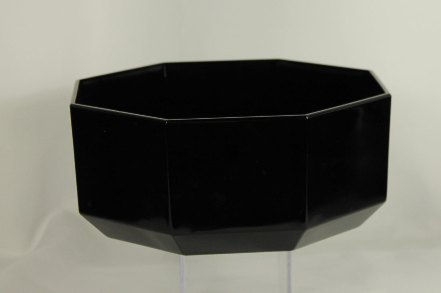 Arcoroc Octime Black Glass Octagon Dish Set