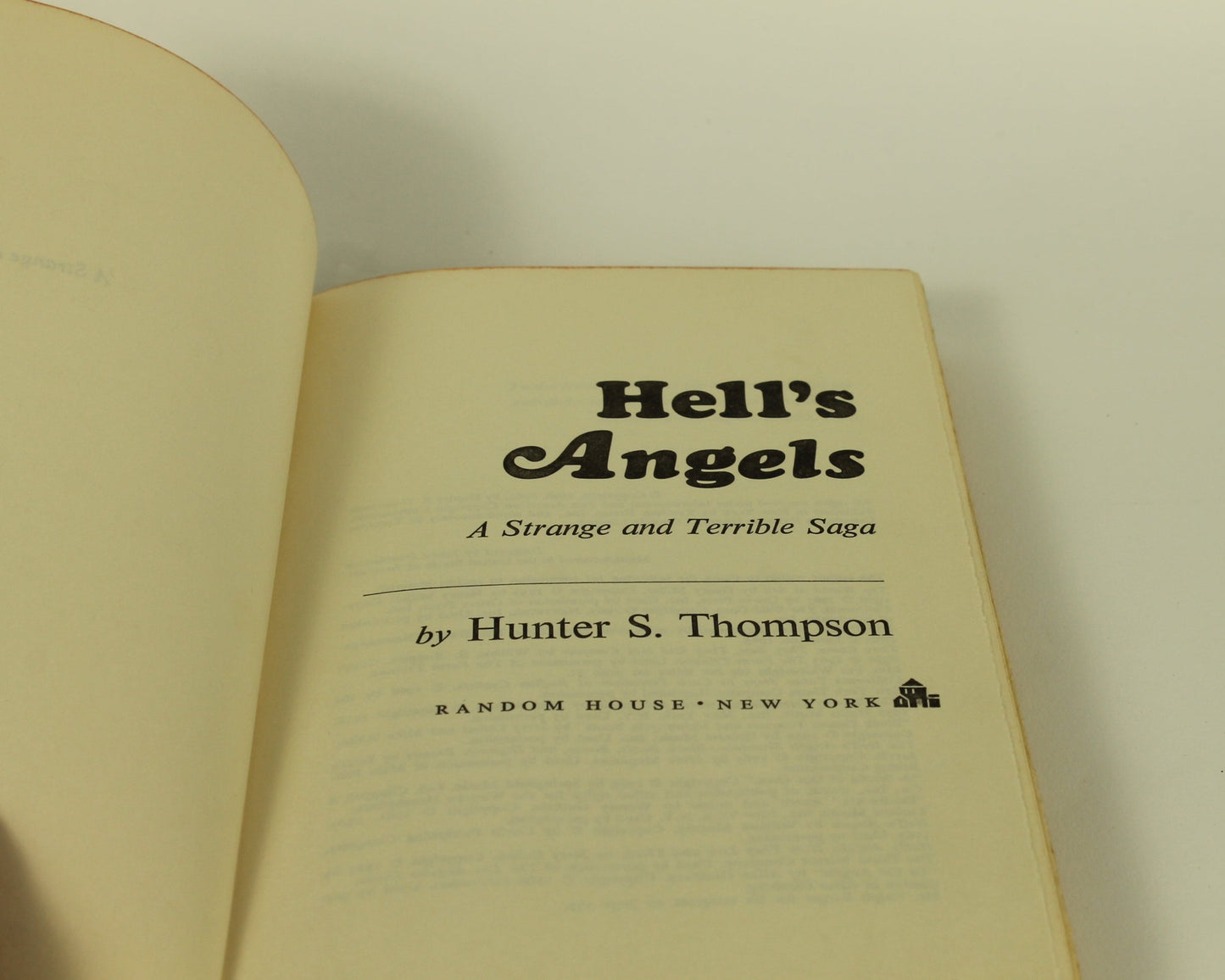 Hunter S. Thompson Hell's Angels
