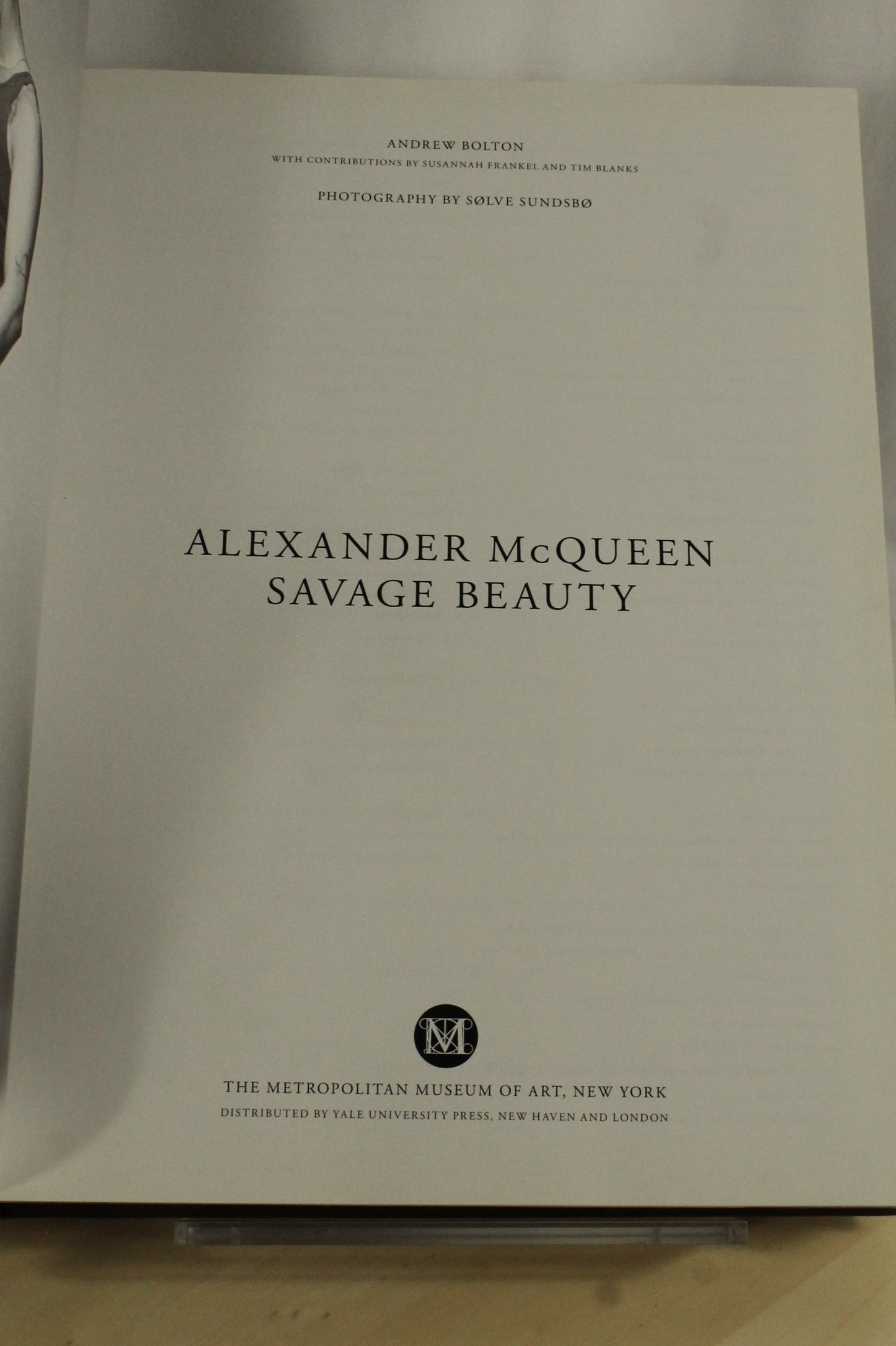 Alexander McQueen: Savage Beauty – Hardcover Book by The Met | Fashion Collector’s Must-Have