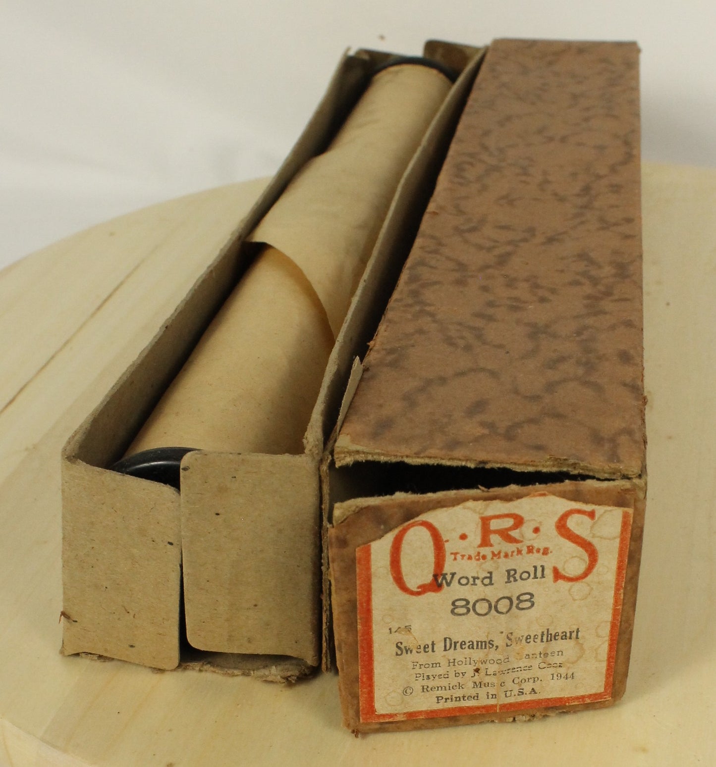 Eight Assorted Player Piano Rolls