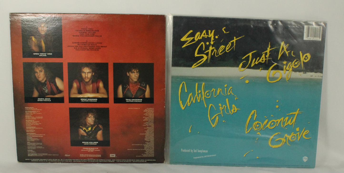 Various Classic Rock Record Lot #1 Set of 10