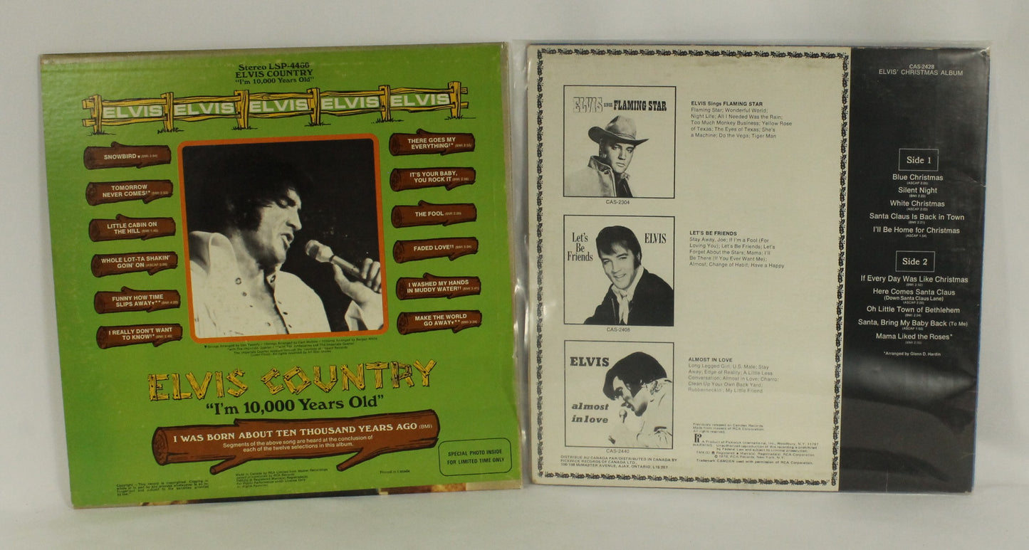 Elvis Records Lot #2 Set of 8