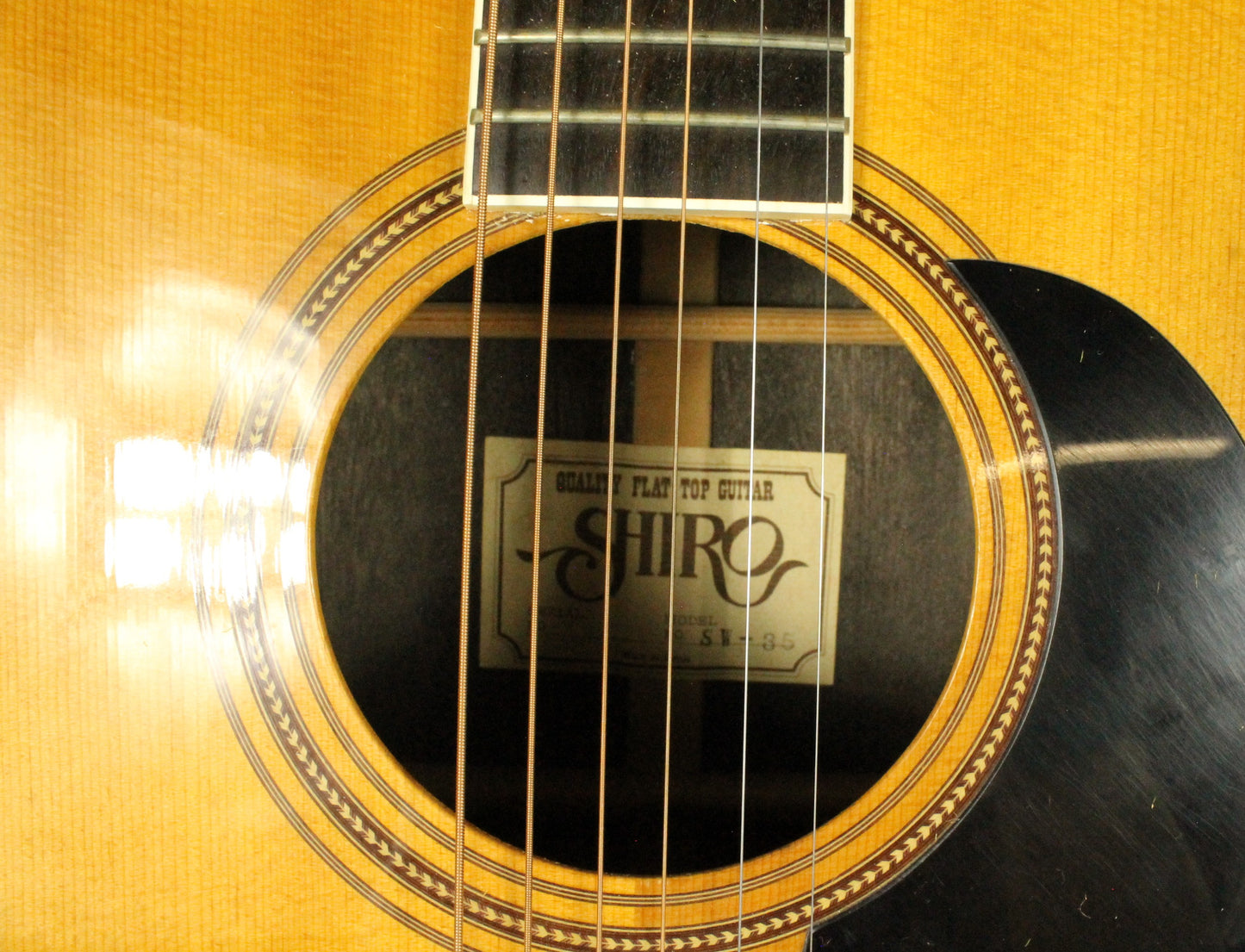 Shiro Acoustic Guitar and Case
