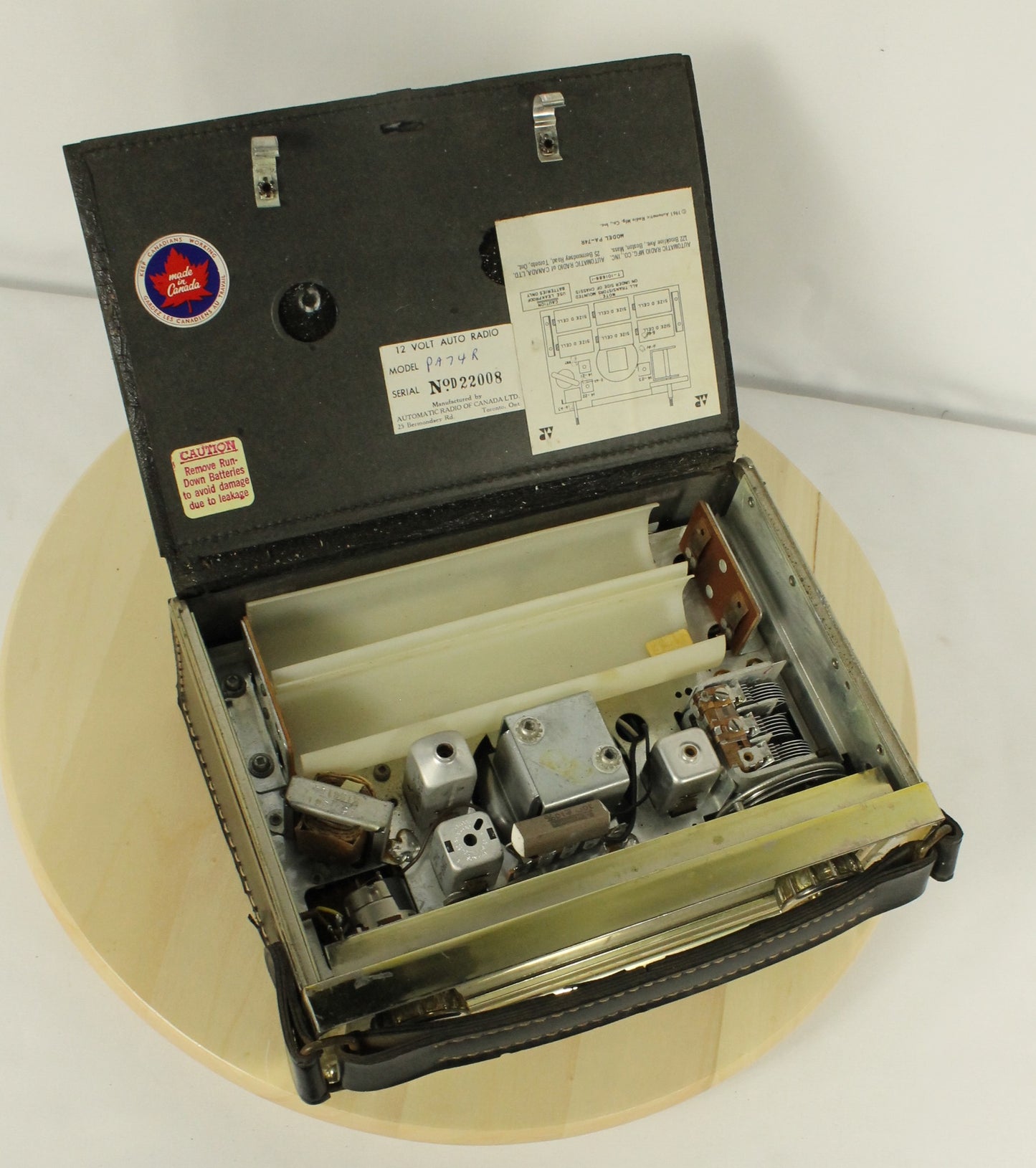 PA-74R Sportamatic Portable Radio
