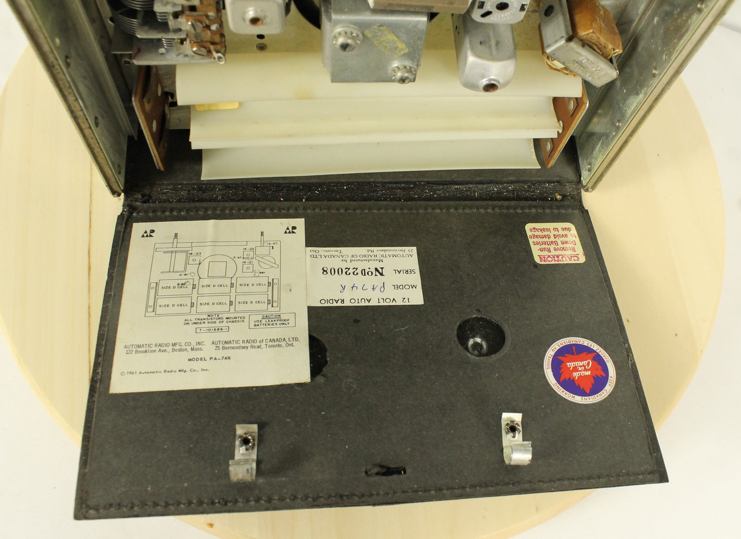 PA-74R Sportamatic Portable Radio