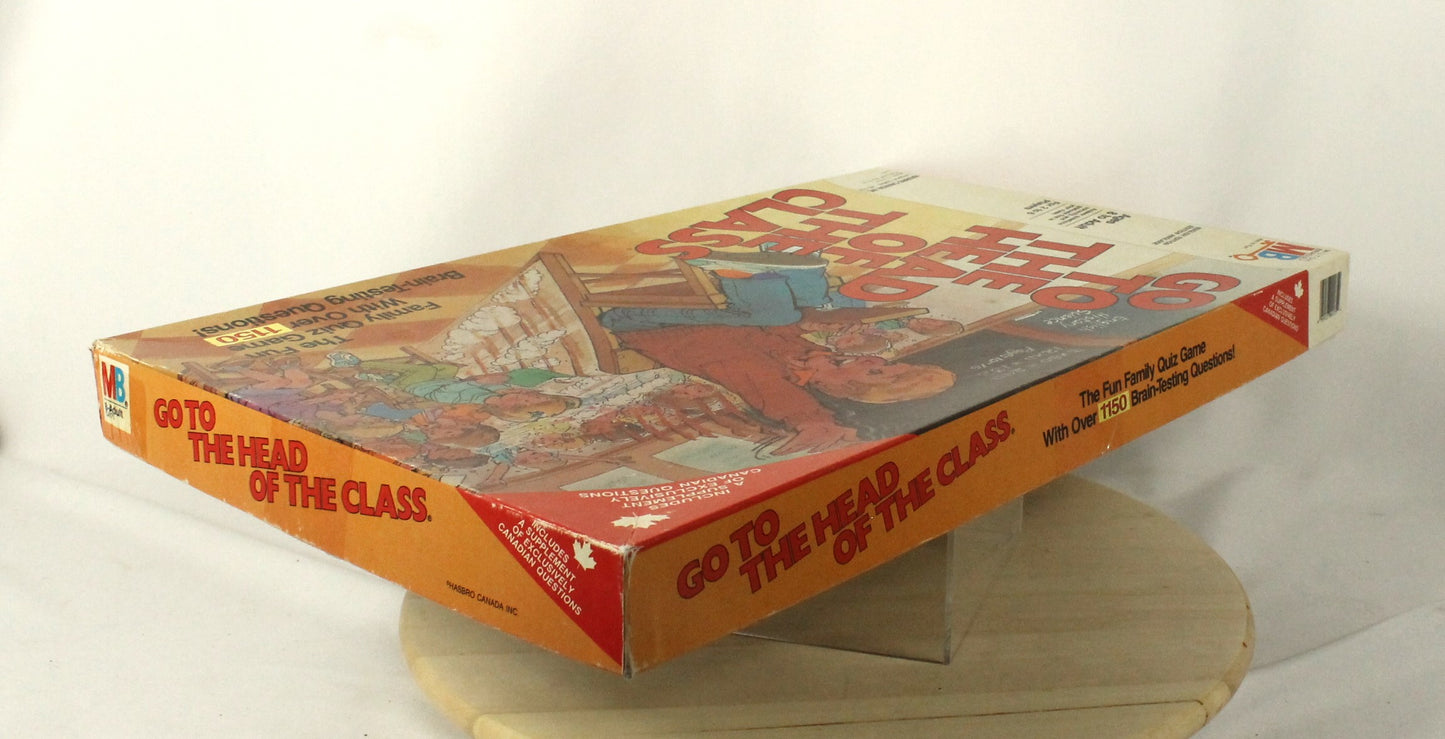 Vintage 1986 Go To The Head Of The Class Board Game