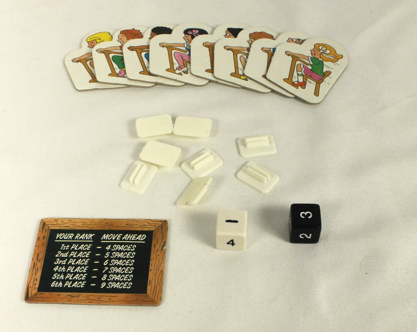 Vintage 1986 Go To The Head Of The Class Board Game