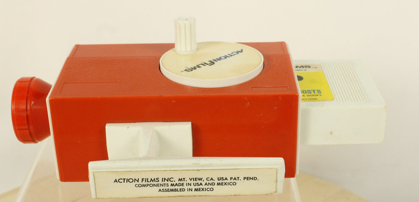 Vintage 1970's Action Films Disney Movie Viewer & Cartridge