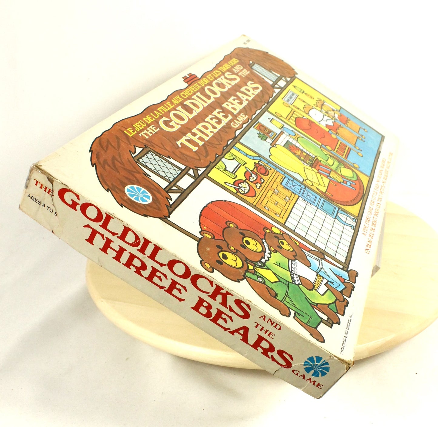 Vintage Goldilocks and 3 Bears Board Game