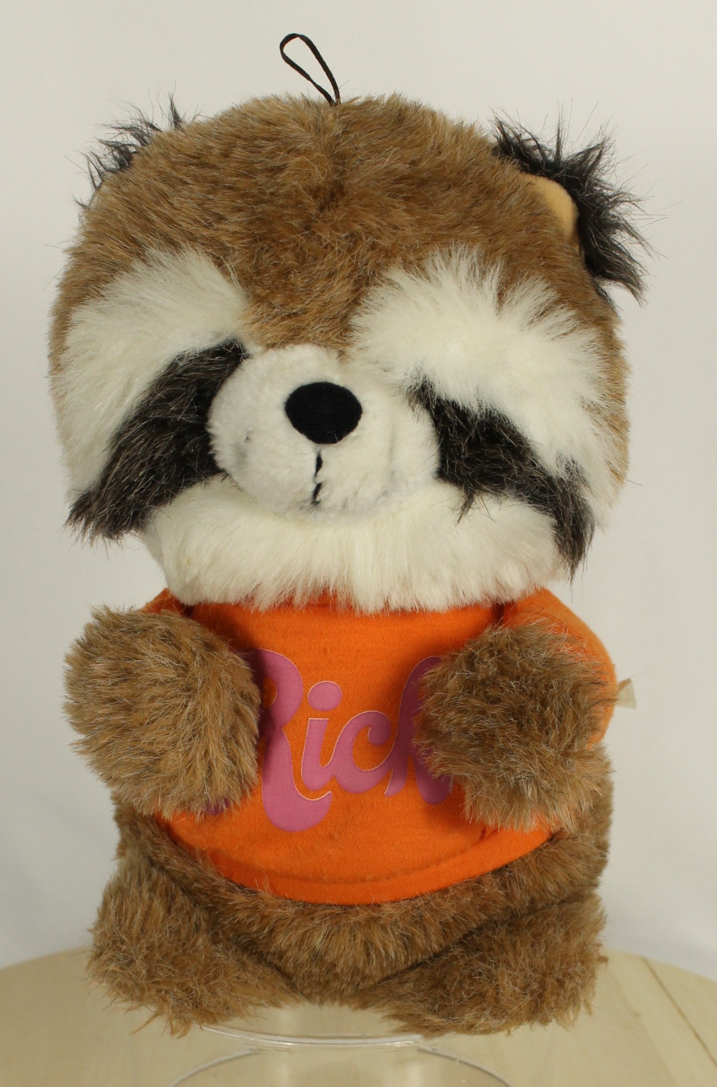Vintage Rick Raccoon Stuffed Toy