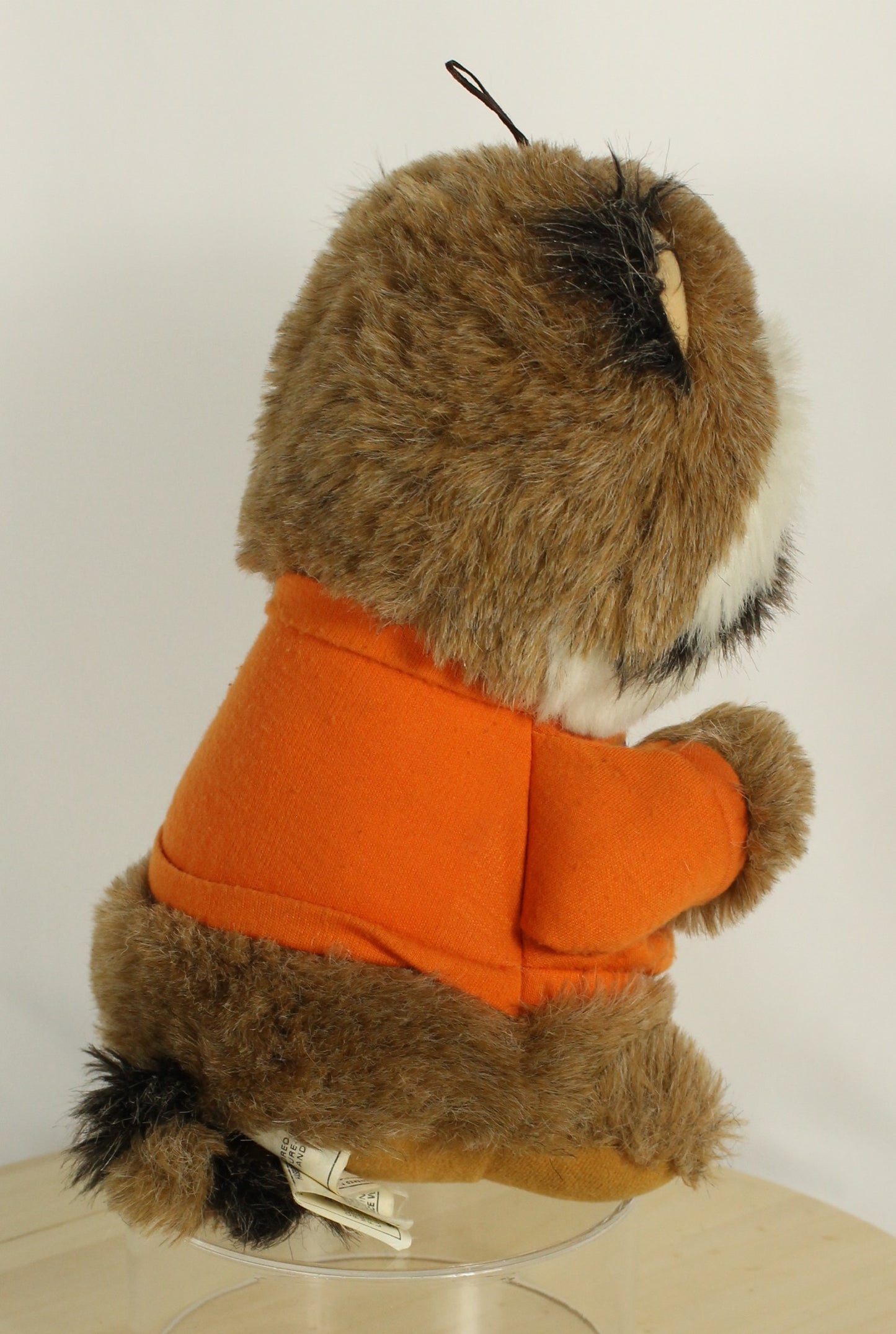 Vintage Rick Raccoon Stuffed Toy