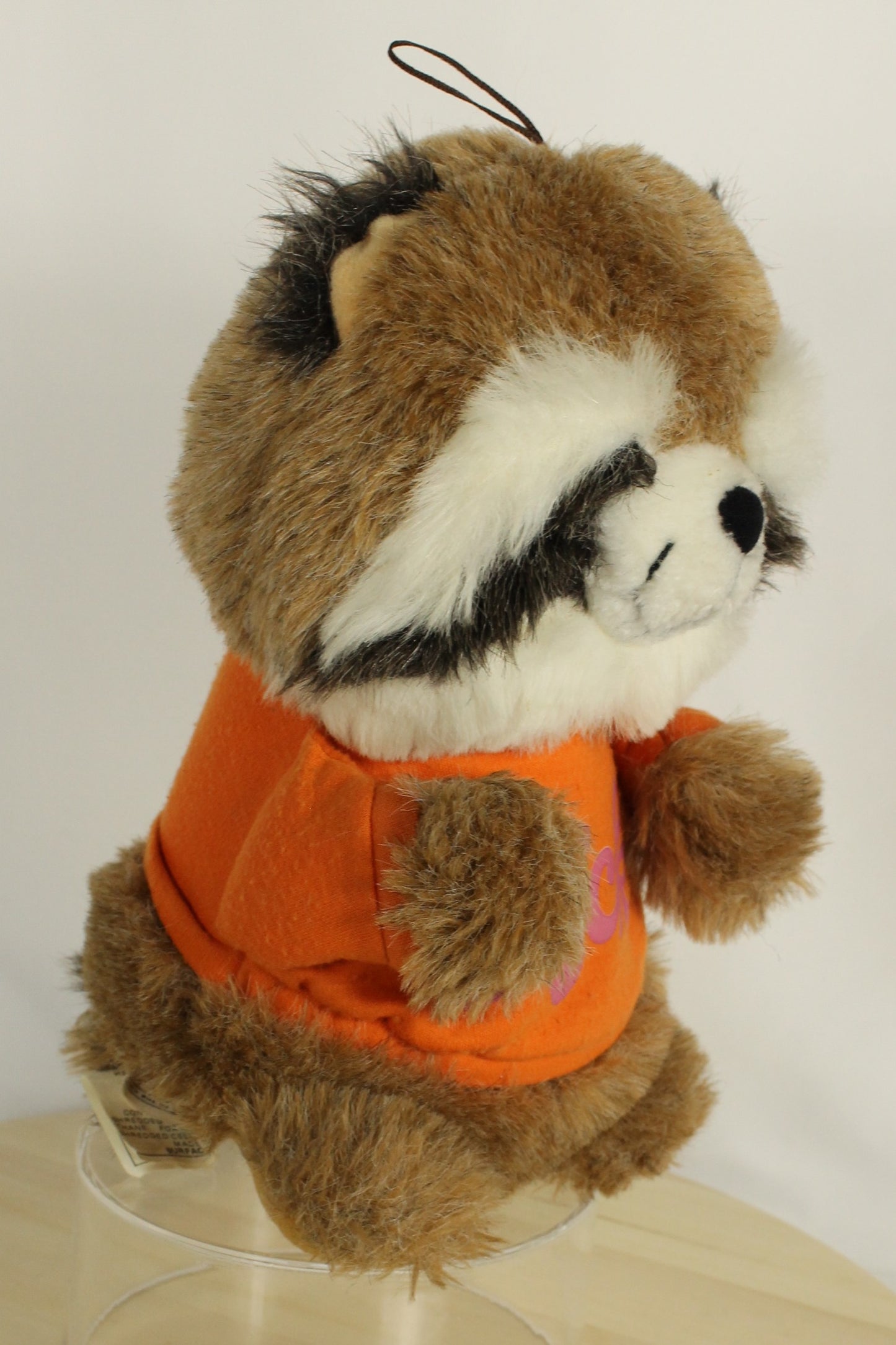 Vintage Rick Raccoon Stuffed Toy