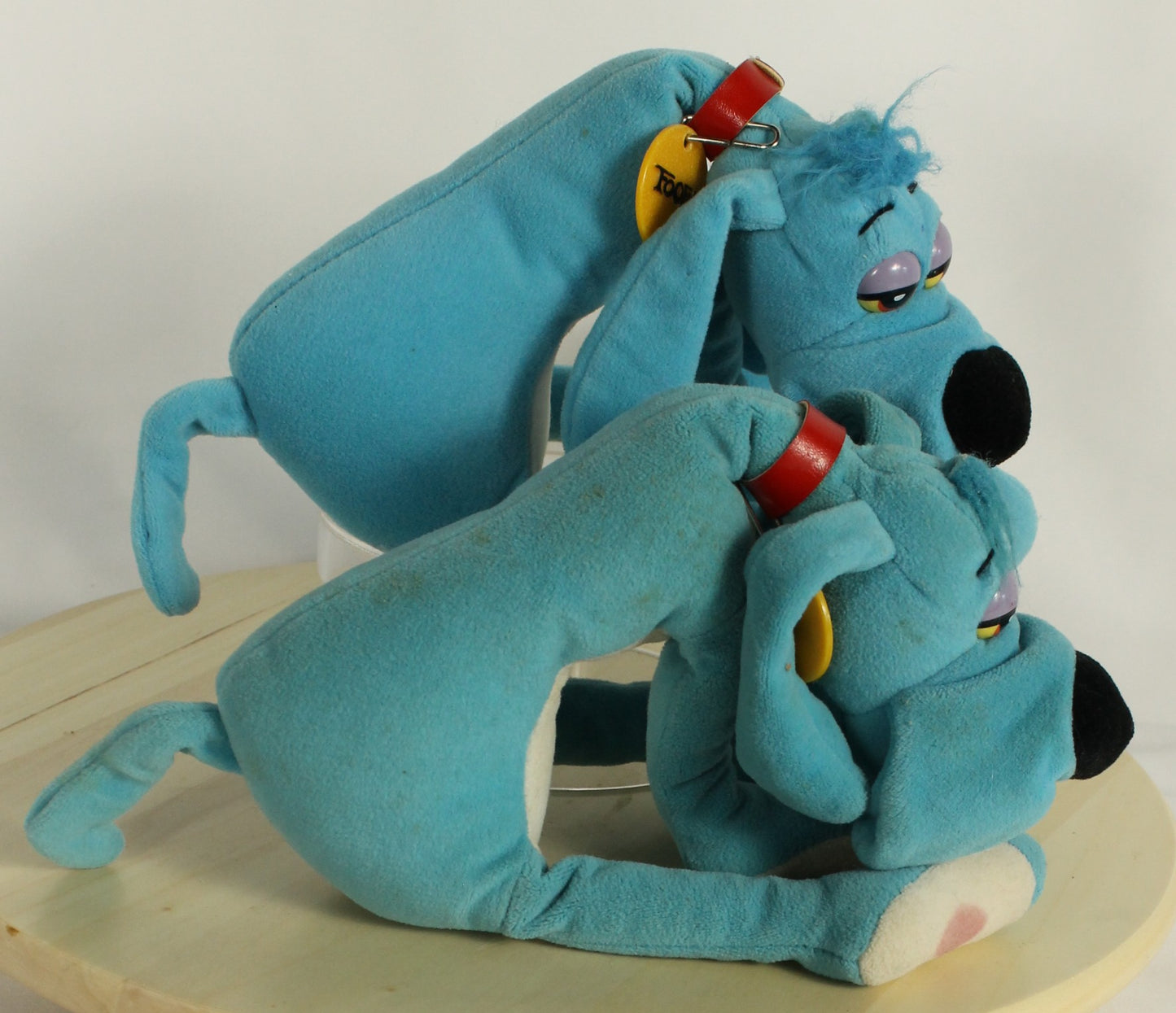 Set of Two Foofur Stuffed Dogs
