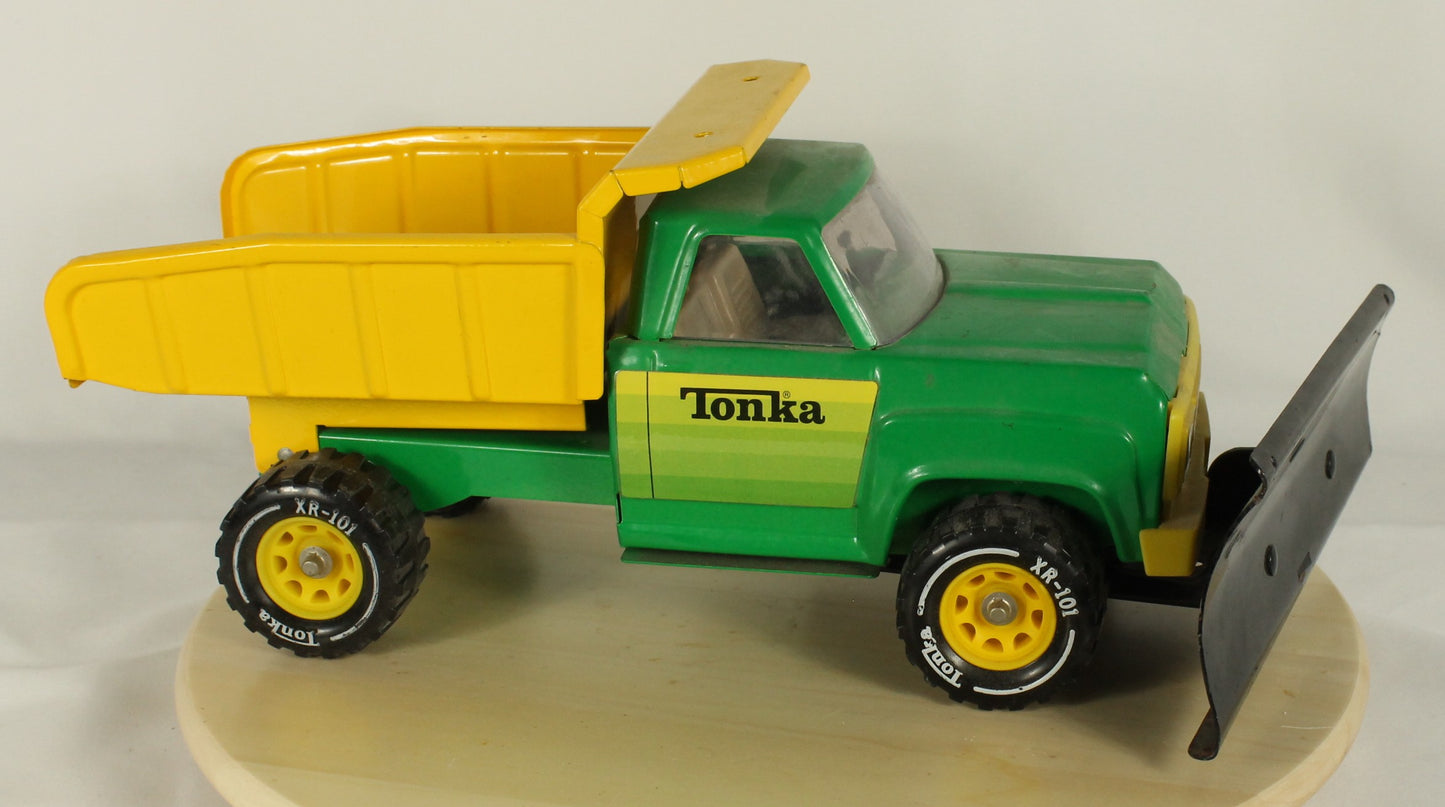 Tonka Truck with Snow Scraper