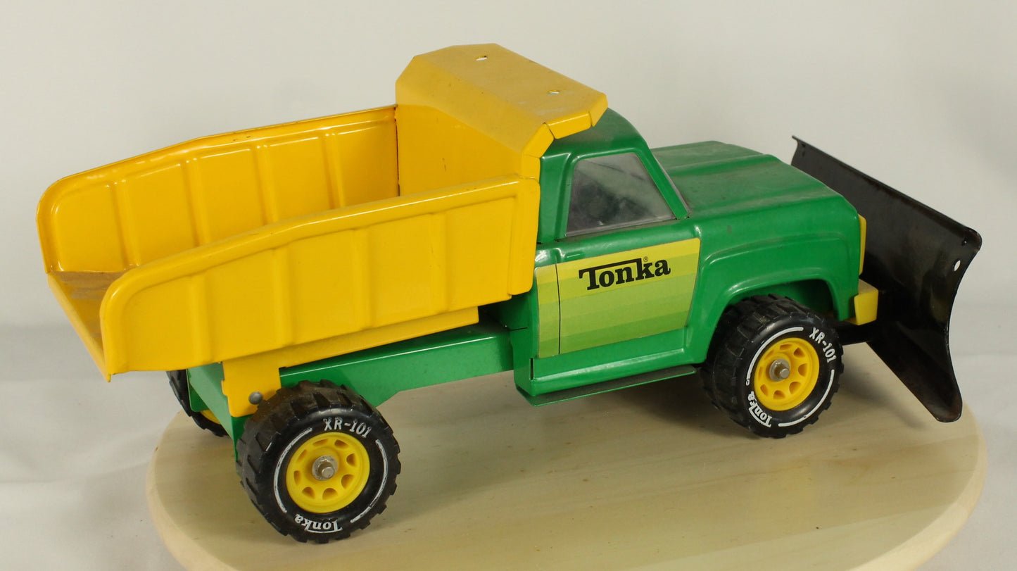 Tonka Truck with Snow Scraper